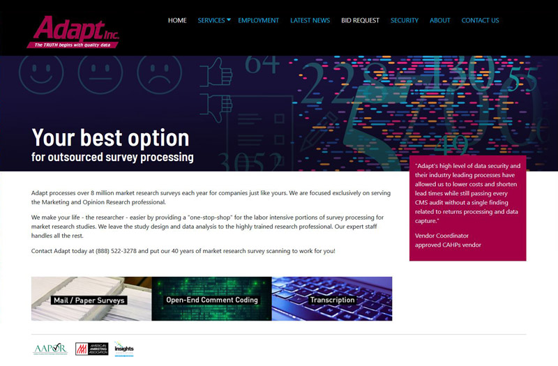 Web site redesign
